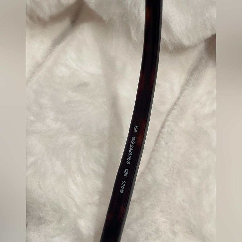 Gucci GG2486/N/Srectangular estilo carey y logo en los brazos - Picture 2 of 7